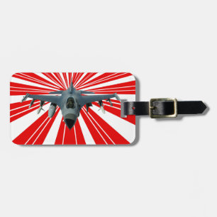 Fighter Jet Luggage Tag