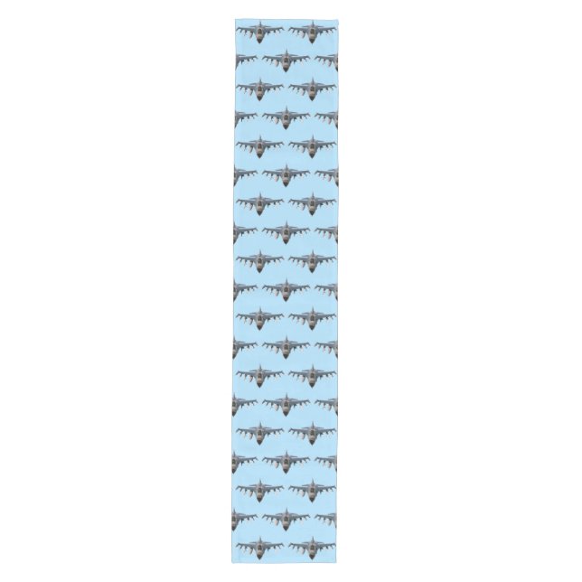 Fighter Jet Medium Table Runner (Front)