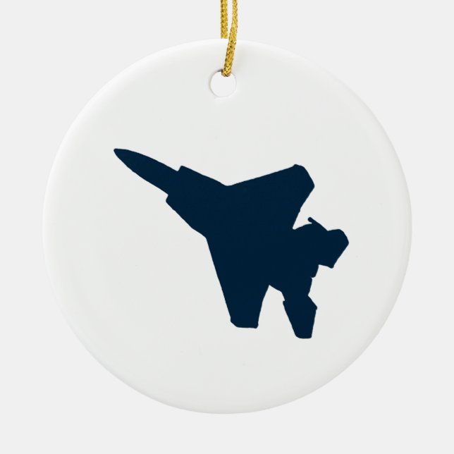 Fighter Jet Ornament (Front)