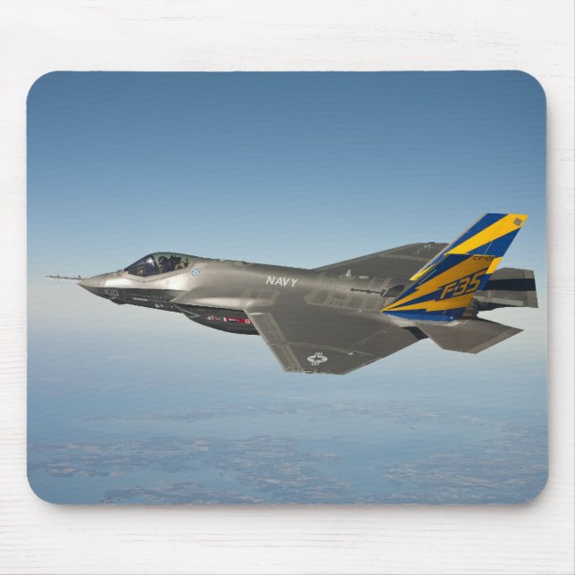 Fighter Jet Photo Mouse Mat (Front)