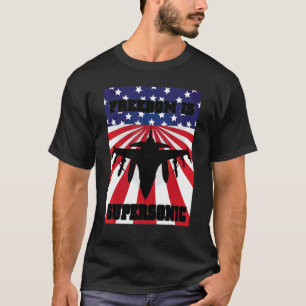 Fighter Jet Pilots Memorial Day American Military  T-Shirt