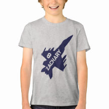 Fighter jet plane birthday shirt