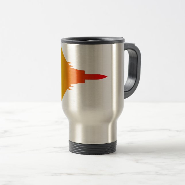 Fighter Jet Travel Mug (Front Right)