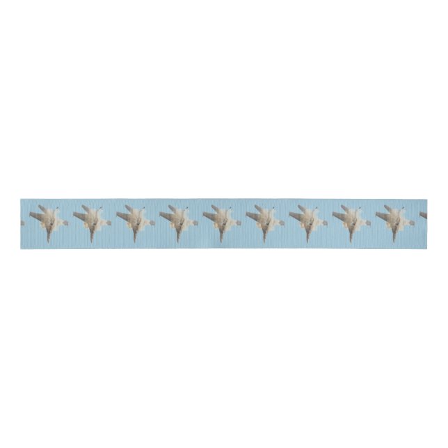 Fighter jet vertical grosgrain ribbon (Front)