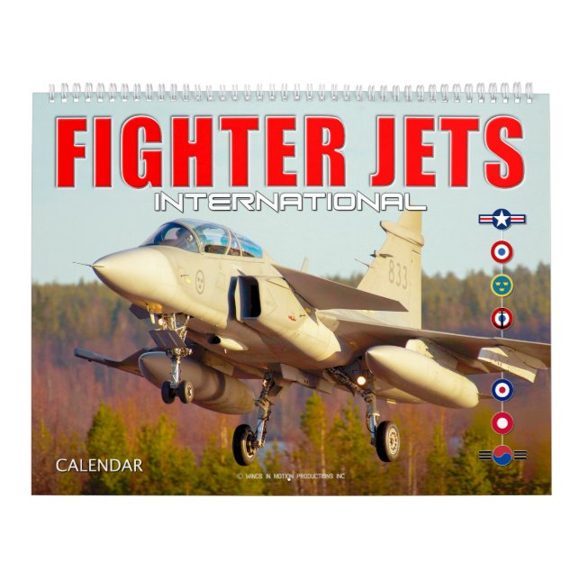FIGHTER JETS INTERNATIONAL CALENDAR (Cover)