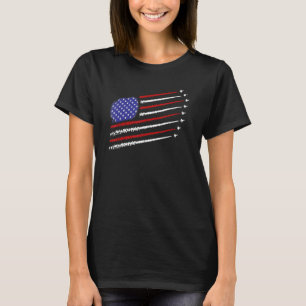 Fighter Jets With Usa American Flag 4th Of July Ce T-Shirt