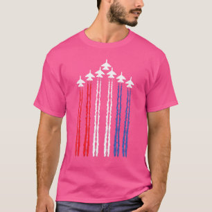 Fighter Jets With Usa American Flag 4th Of July Ce T-Shirt
