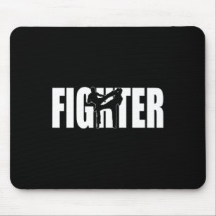 Fighter Mma Kickboxing Muay Thai Mixed Martial Art Mouse Mat