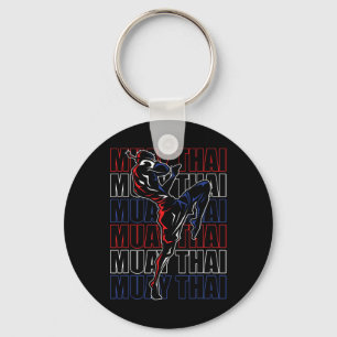 Fighter Muay Thai Sports Martial Arts Mma Thailand Key Ring