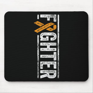Fighter Orange Ribbon Leukaemia Awareness Cancer P Mouse Mat