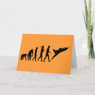 Fighter pilot flying Tees and Airforce pilot gifts Card