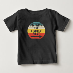 Fighter Pilot Halloween Matching Couple Gift Baby T-Shirt