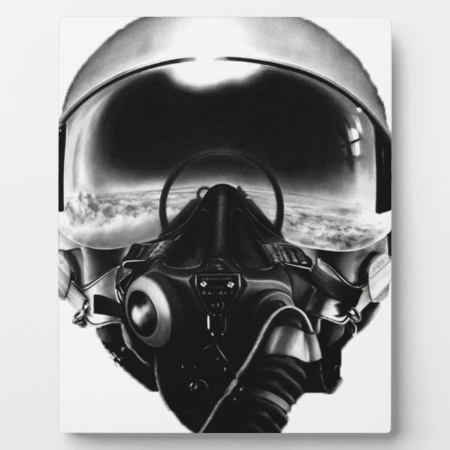 Fighter Pilot Helmet Plaque (Front)