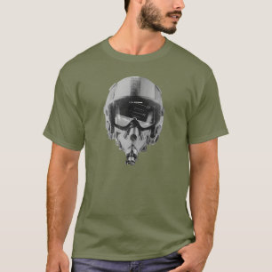 Fighter Pilot Helmet T-Shirt