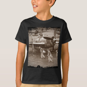 Fighter Pilots in Training on P-47 Thunderbolts T-Shirt