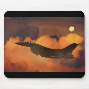 Fighter plane mouse mat