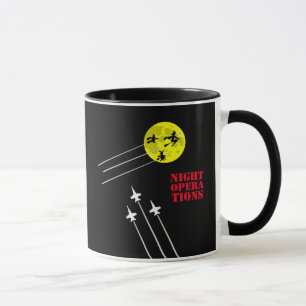 Fighter planes and witches. Night operations Mug