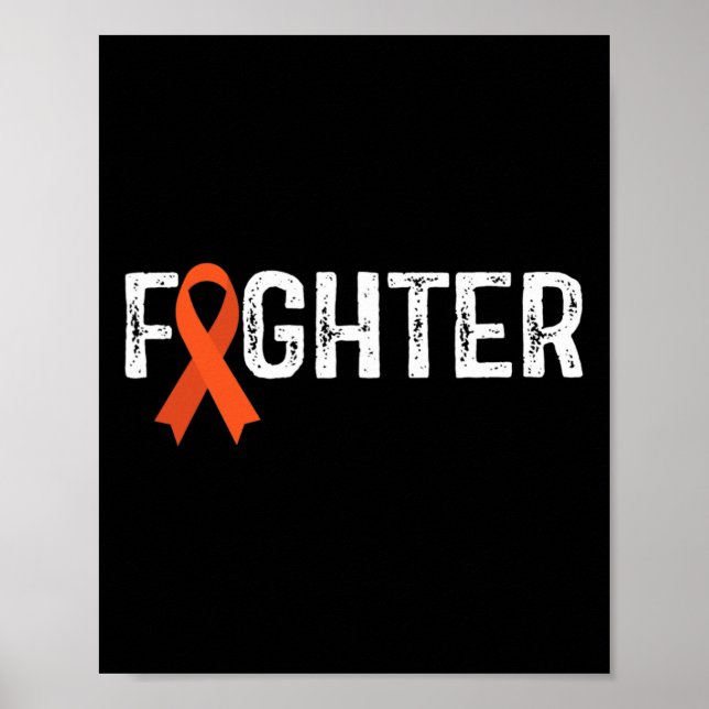 Fighter Rsd Crps Complex Regional Pain Syndrome Aw Poster (Front)