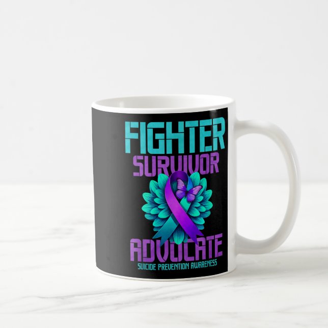 Fighter Survivor Advocate  Coffee Mug (Right)
