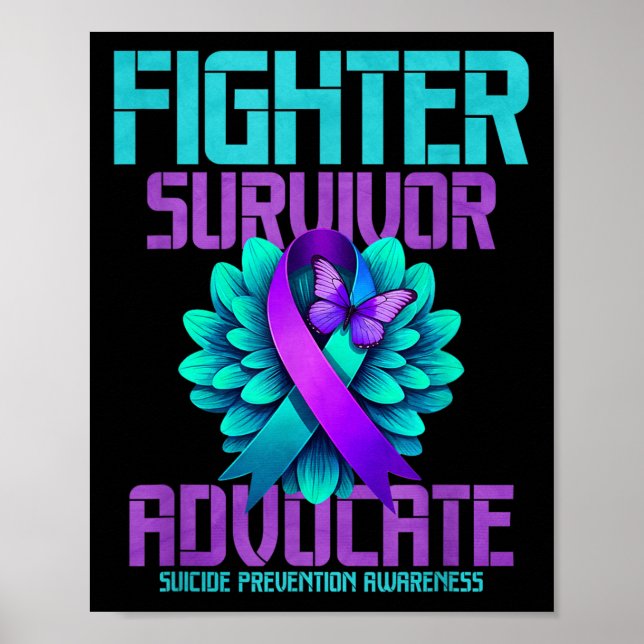 Fighter Survivor Advocate  Poster (Front)