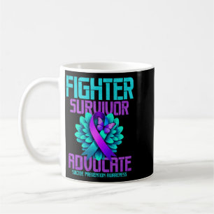 Fighter Survivor Advocate Premium Coffee Mug