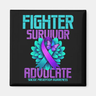 Fighter Survivor Advocate Premium  Magnet
