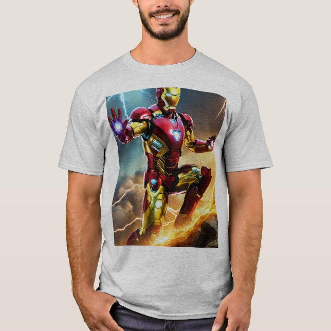 Fighter t-shirt Cotton quality design printed (Front)