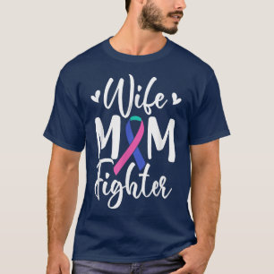 Fighter Thyroid Cancer Awareness Inspirational Tee