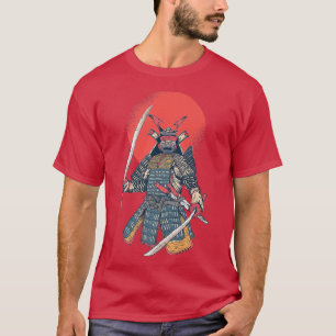 Fighter Warrior Armour Japanese Samurai T-Shirt