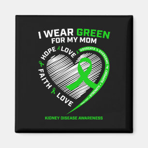 Fighter Women Men Gifts Mum Kidney Disease Awarene Magnet