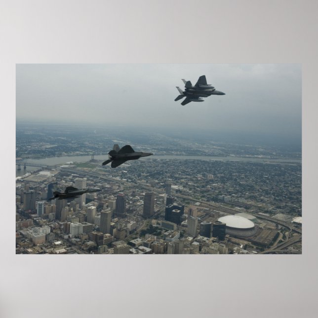 Fighters over New Orleans Poster (Front)