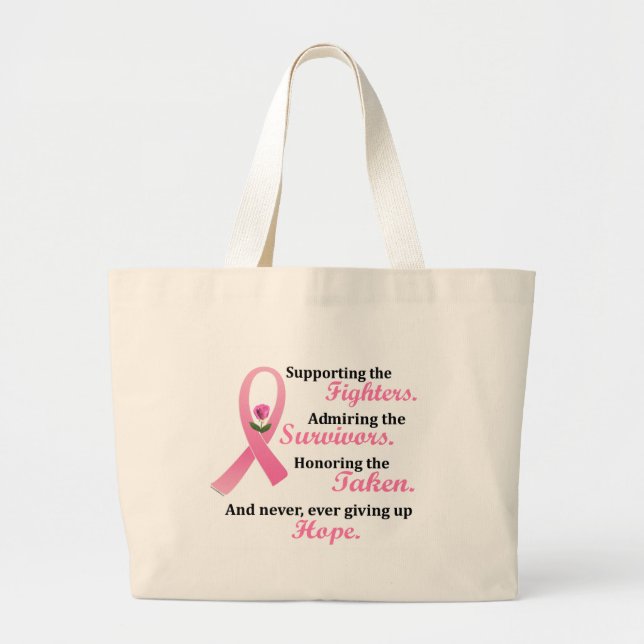 Fighters Survivors Taken 2 BC Large Tote Bag (Front)