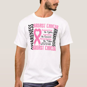 Fighters Survivors Taken 6 Breast Cancer T-Shirt