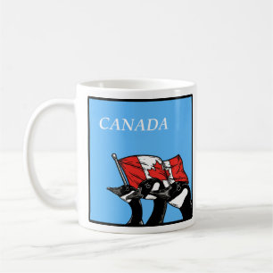 Fighting Angry Canadian Geese Patriotic Canada Coffee Mug