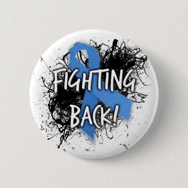 Fighting Back 6 Cm Round Badge (Front)