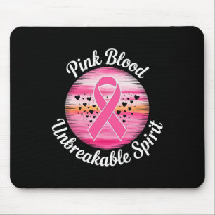 Fighting Breast Cancer Mum Girls Women. Breast Can Mouse Mat