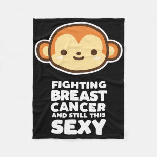 Fighting Breast Cancer Still This Y Quote Kawaii M Fleece Blanket