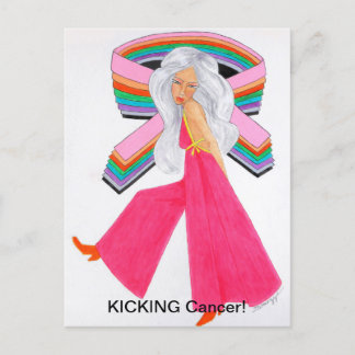Fighting Cancer/Cancer Survivor original drawing  Postcard
