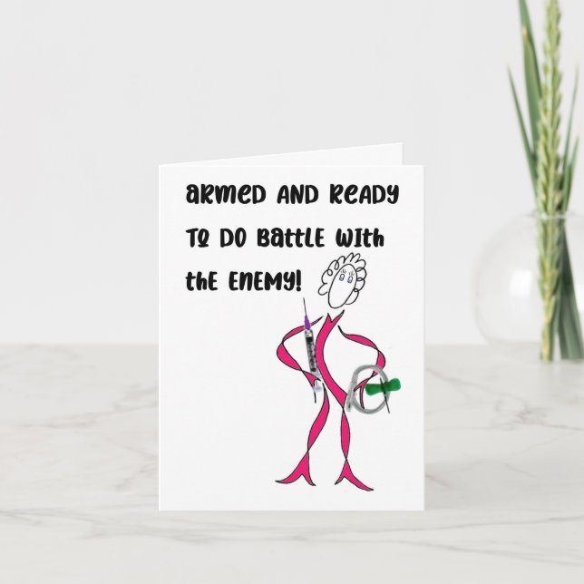 FIGHTING CANCER CARD (Front)