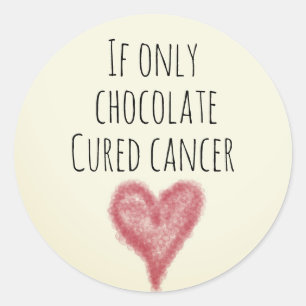 Fighting Cancer Classic Round Sticker