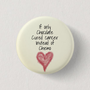 Fighting Cancer Encouragement  3 Cm Round Badge