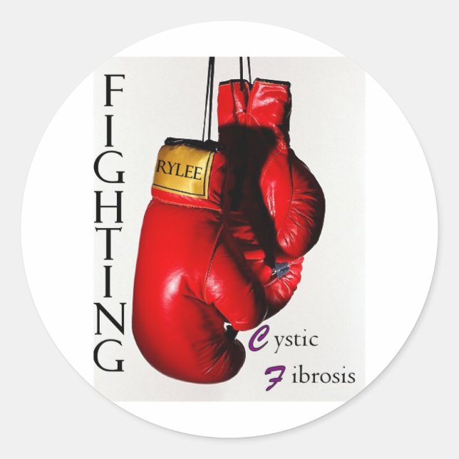Fighting CF Ry Classic Round Sticker (Front)