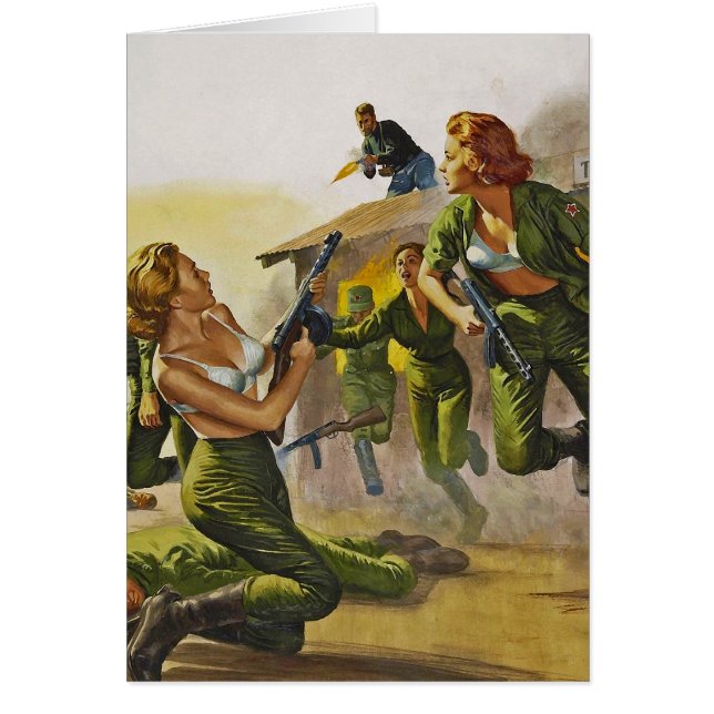 Fighting Combat Women in their Bras (Front)