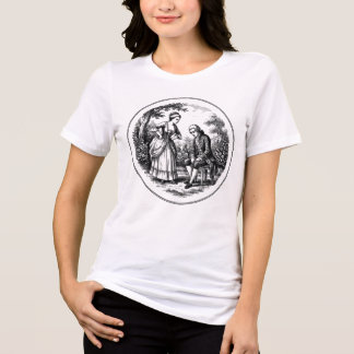 Fighting Couple Scolding T-Shirt Tri-Blend Shirt