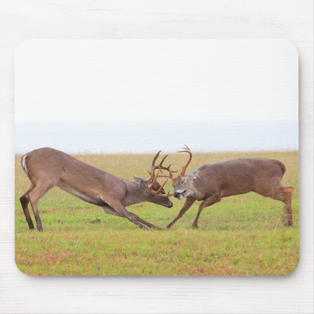 Fighting Deer Mousepad (Front)