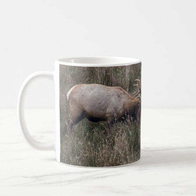 FIGHTING DEERS COFFEE MUG (Left)