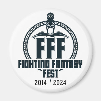 Fighting Fantasy Fest 10th Anniversary Magnet
