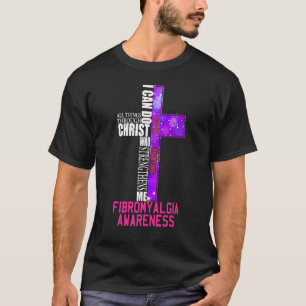Fighting Fibromyalgia Warrior Purple Ribbon Pain A T-Shirt