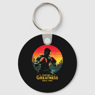 Fighting For Greatness Black History Month Boxing Key Ring