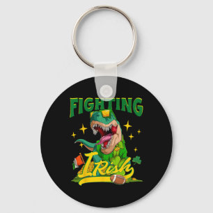 Fighting Irish Footll Vintage Dinosaur For Kids Me Key Ring